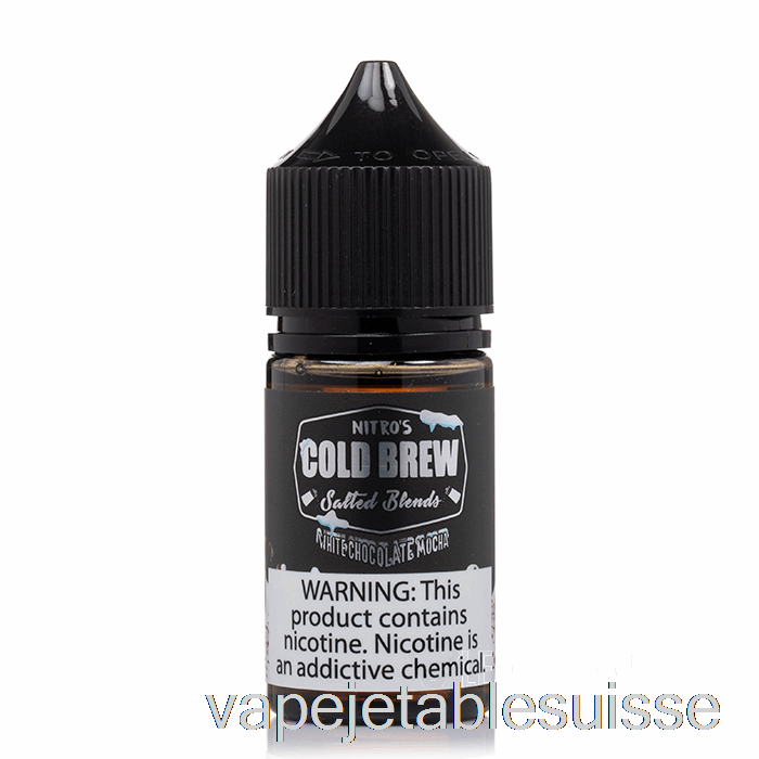Vape Suisse Chocolat Blanc Moka - Sels D'infusion Froide Nitros - 30ml 25mg